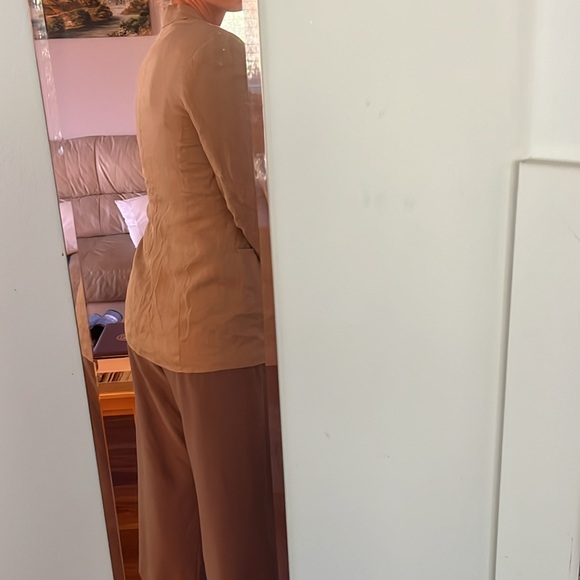 Vintage Banana Republic Neutral Linen Blazer Jacket - Picture 7 of 7